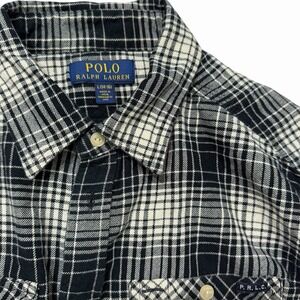 Polo Ralph Lauren Plaid Shirt Youth L 14-16 Flannel Button Up